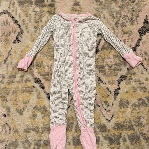 Little Sleepies polka dot sleeper